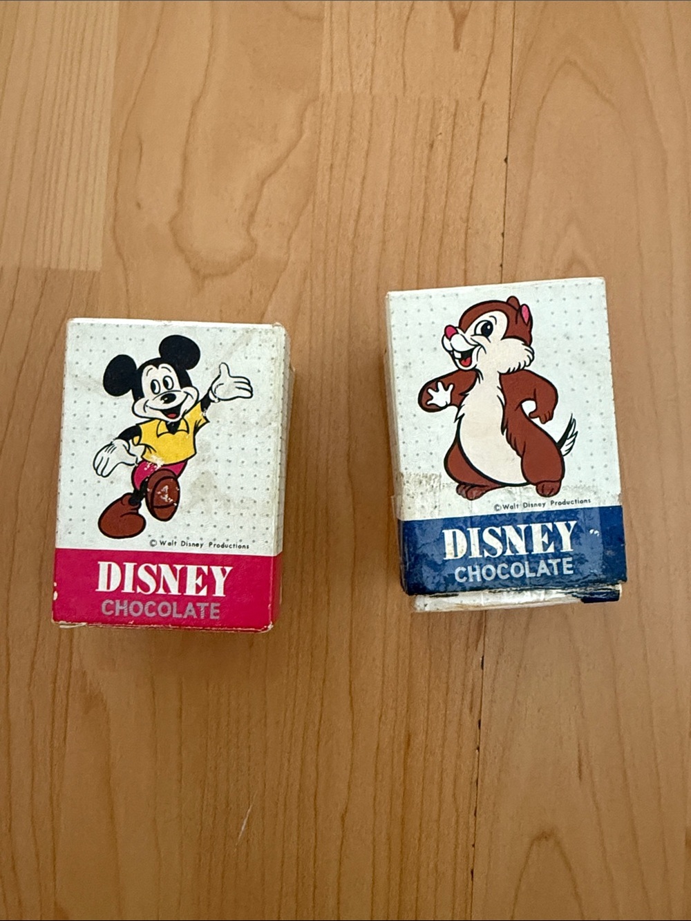 Vintage Tenyo Disney Chocolate Surprise Magic Boxes